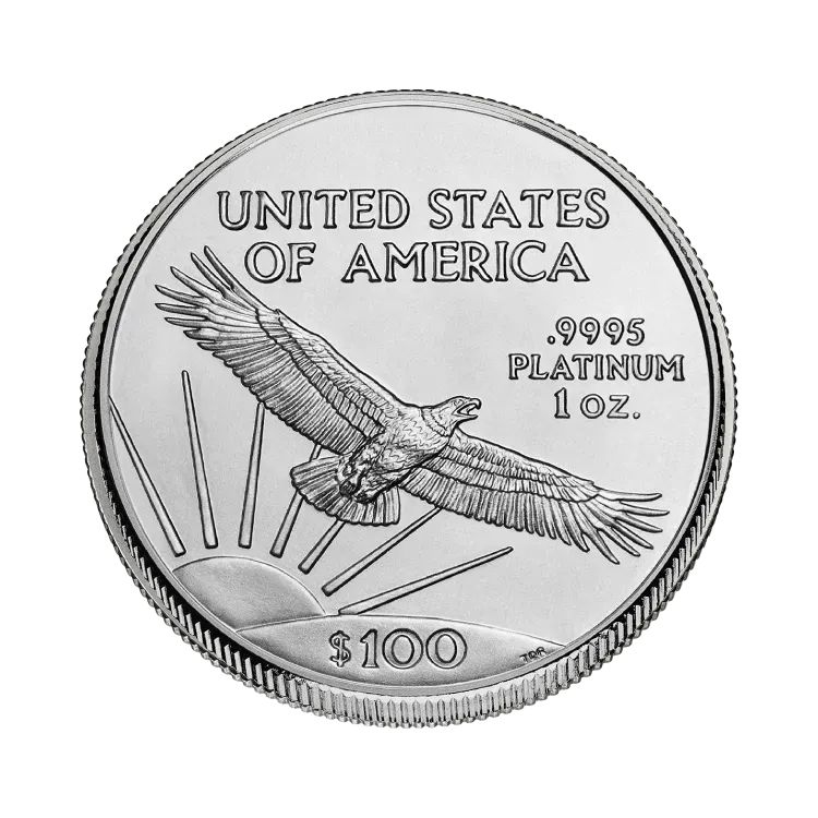 1 troy ounce platina American Eagle munt