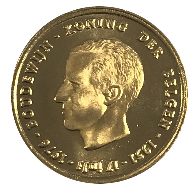 Gouden munt Boudewijn