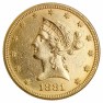 Gouden munt 10 dollar Liberty Head
