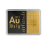 20x 1 gram gouden CombiBar - foto 1 - voorbeeld